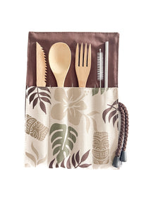 The Bamboo Utensil Wrap (Pattern) - Outreal